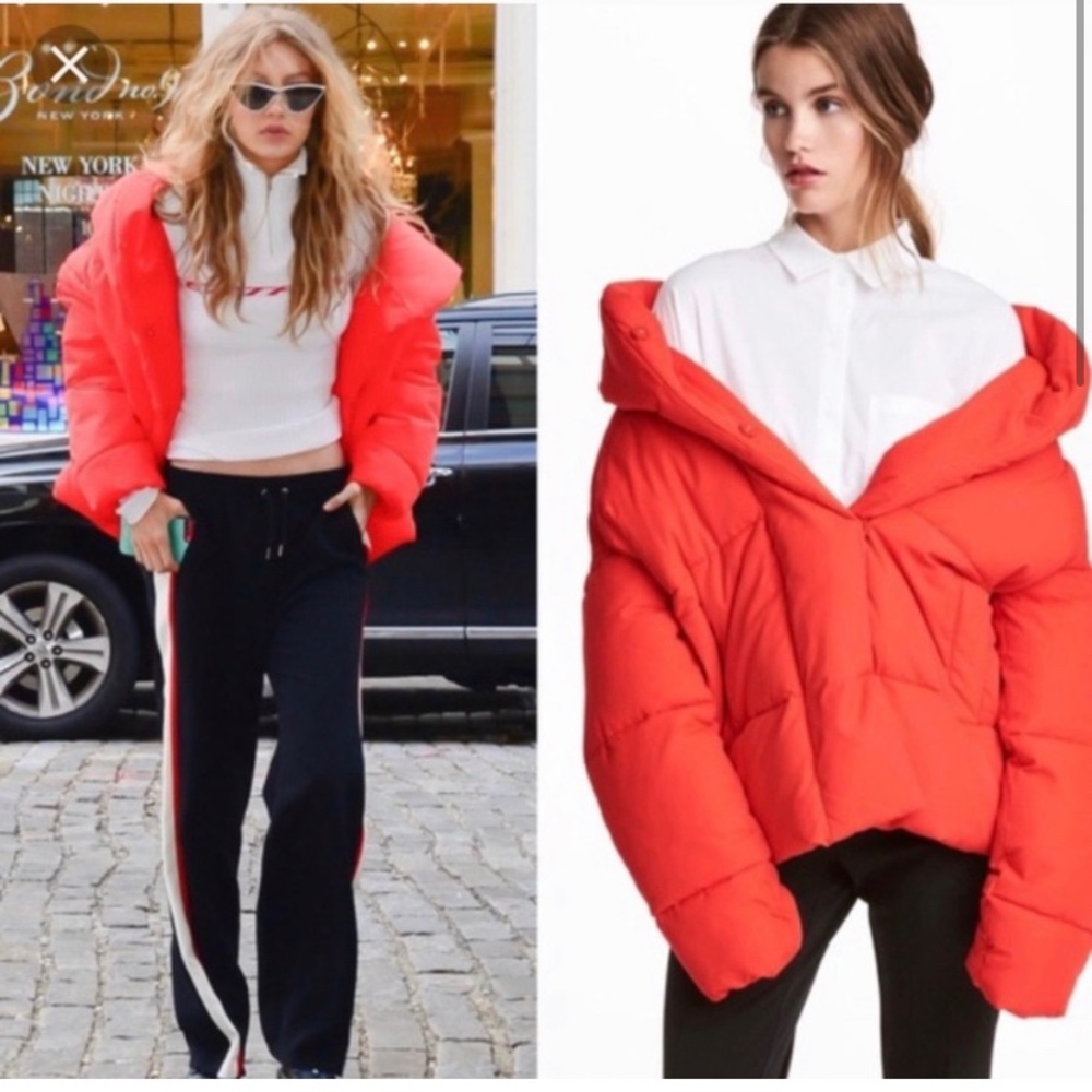 HM Red Puffer Jacket